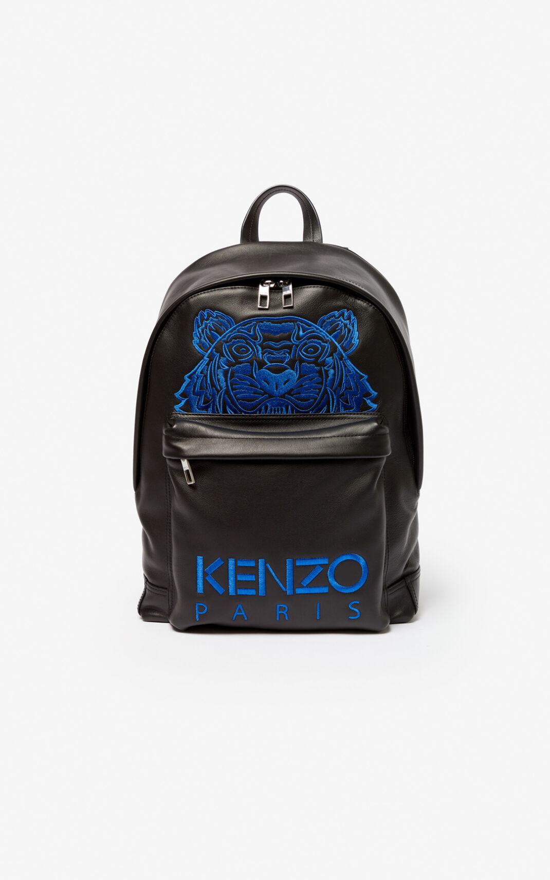 Kenzo Tiger Læder Rygsæk Dame - Sort DK-345632